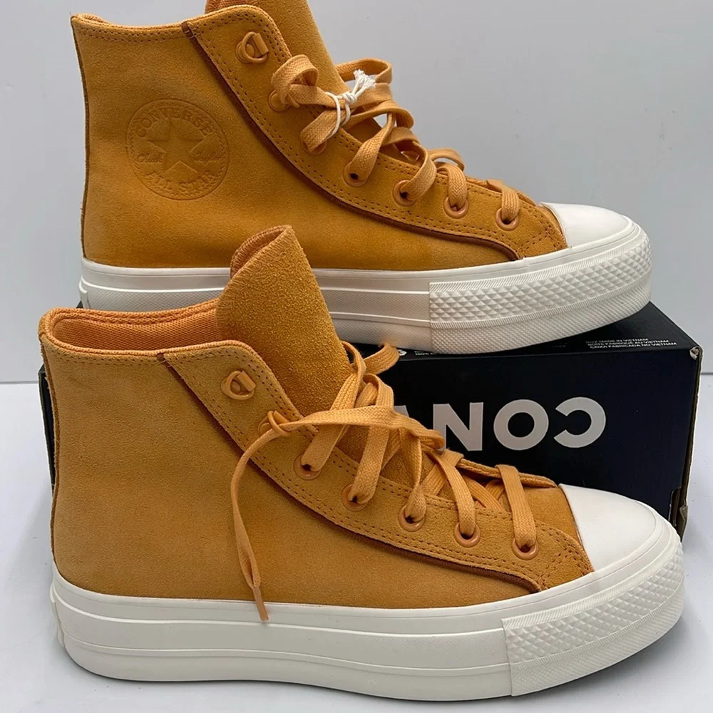 Converse WMNS CTAS LIFT HI TIGER MOTH/TAWNY OWL/EGRET A05419C Platforms Sneakers